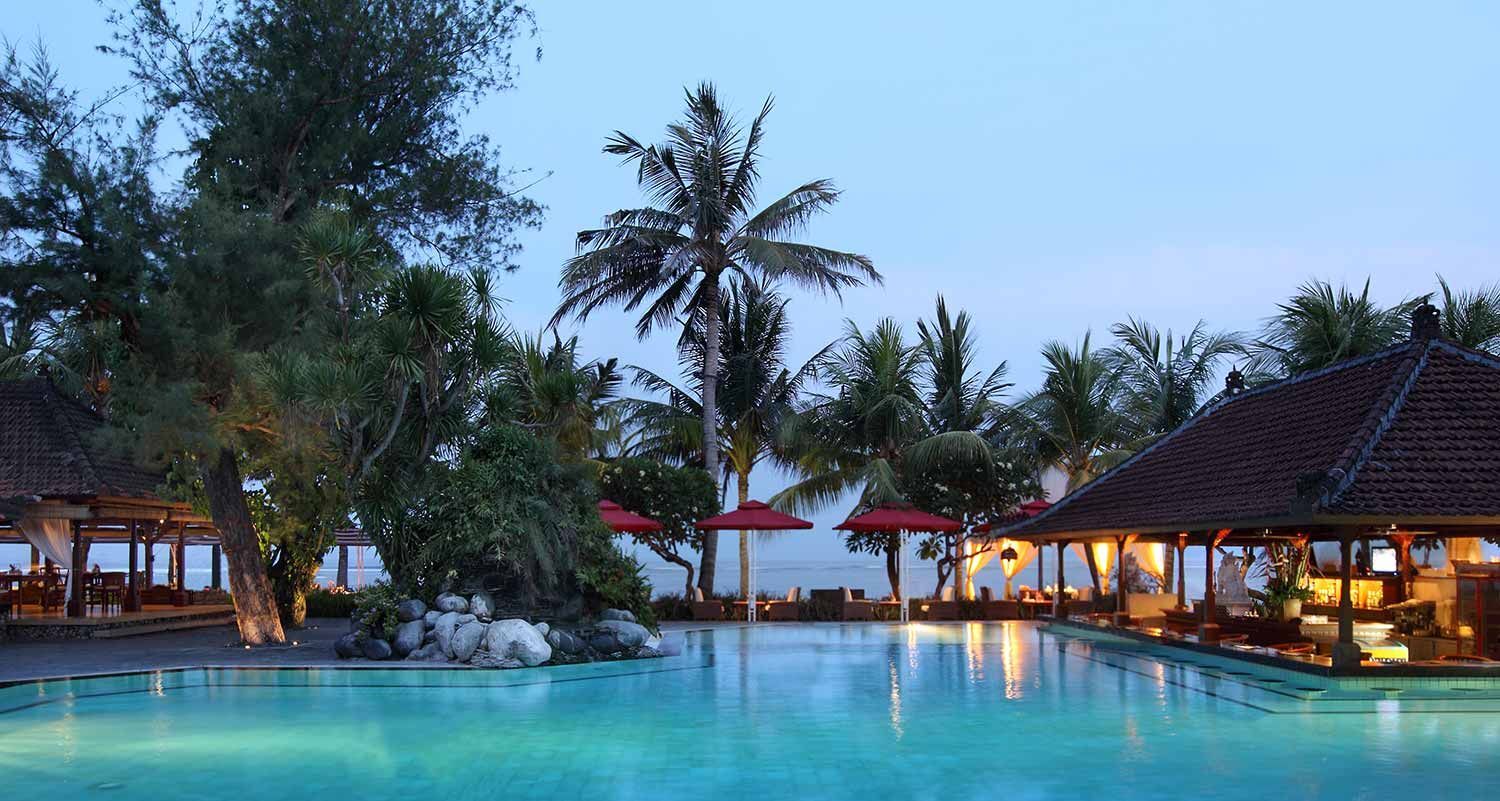 Griya Santrian A Beach Resort And Spa Sanur Kültér fotó